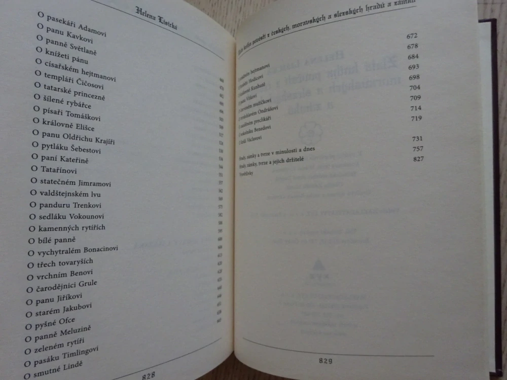 ZLATÁ KNIHA POVĚSTÍ Z ČESKÝCH, MORAVSKÝCH A SLEZSKÝCH HRADŮ A ZÁMKŮ, HELENA LISICKÁ, **an