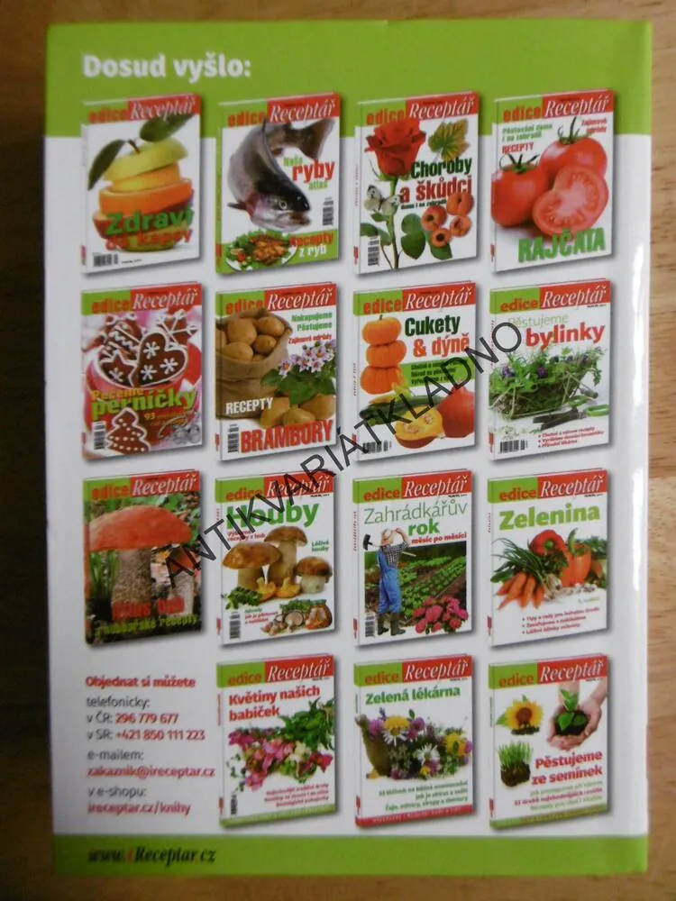 OVOCNÉ STROMY, EDICE RECEPTÁŘ, **an