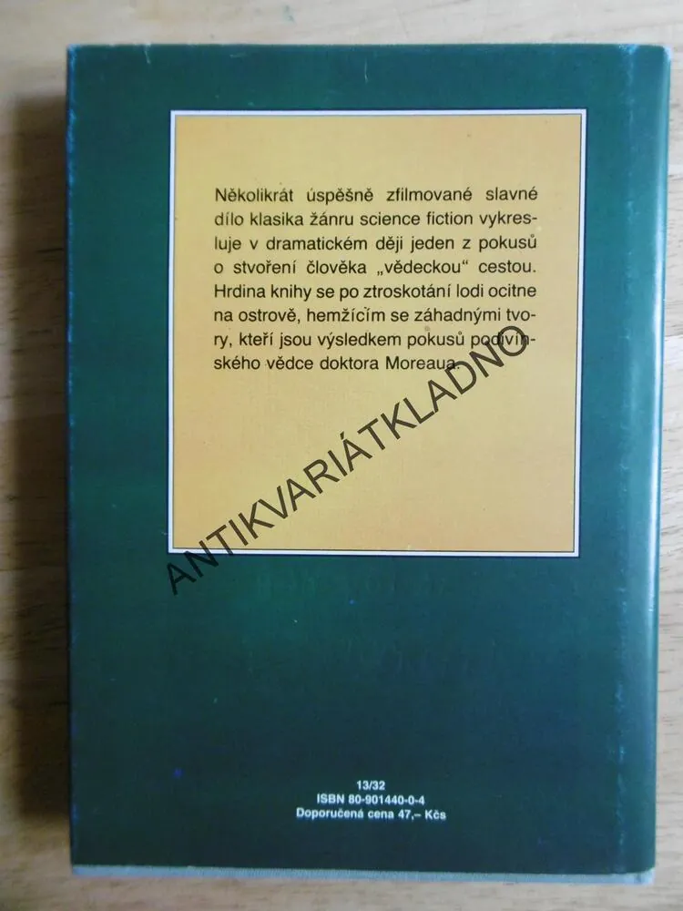 OSTROV DOKTORA MOREAUA, H.G. WELLS,