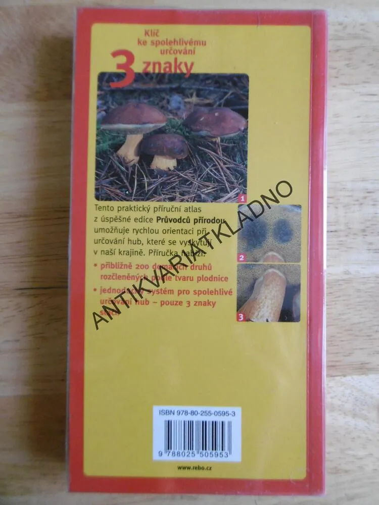 HOUBY, PRŮVODCE PŘÍRODOU, URČOVÁNÍ PODLE 3 ZNAKŮ, MYKOLOGIE, **an