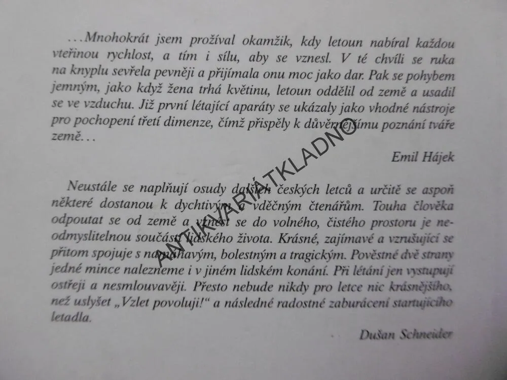OSUDY LETCŮ, DUŠAN SCHNEIDER