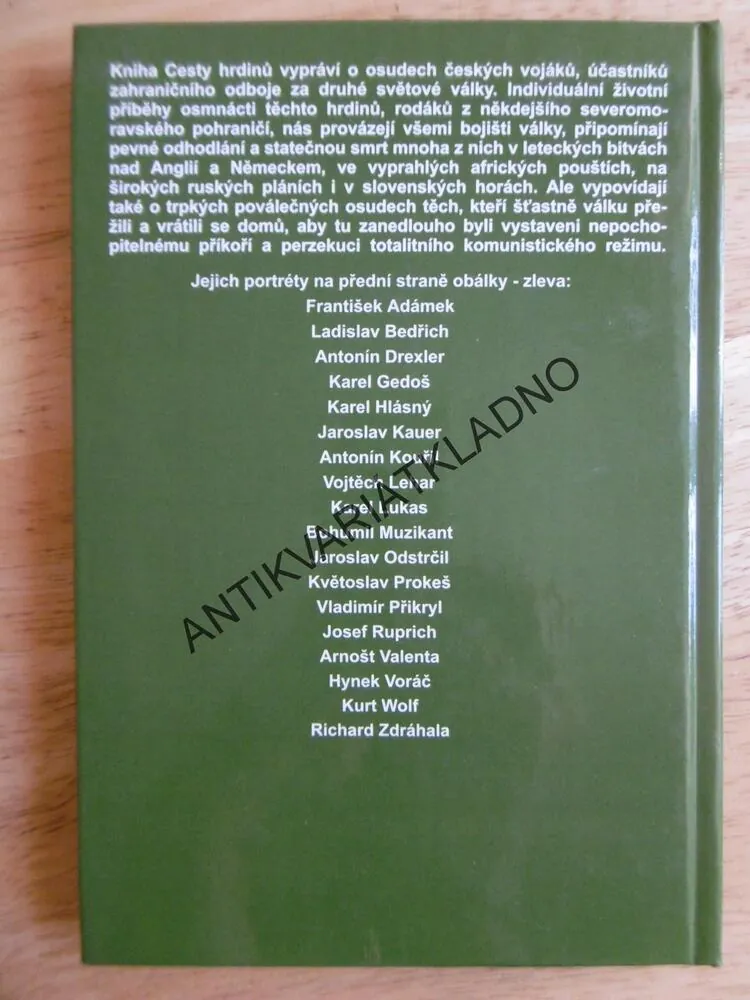 CESTY HRDINŮ ČESKOSLOVENSKÉHO ODBOJE, 1939-45, ZDENĚK FILIP