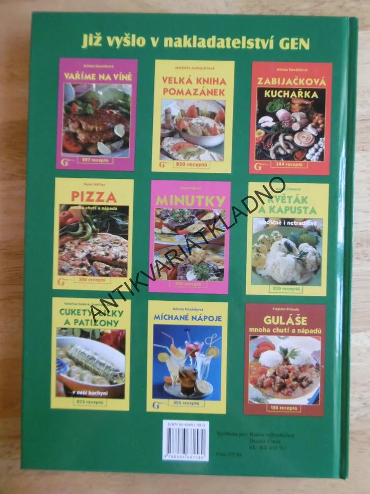 VELKÁ KNIHA SALÁTŮ, SABOVÁ, BENÍŠEK, 1000 RECEPTŮ, **an