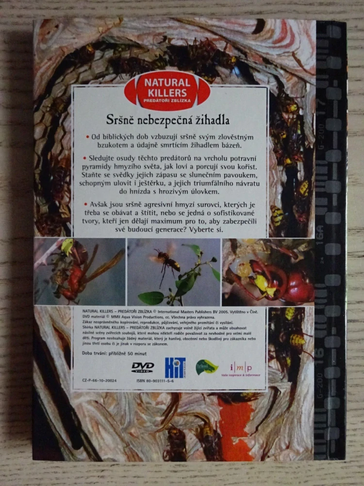 SRŠNĚ, NEBEZPEČNÁ ŽIHADLA, DVD FILM DOKUMENT