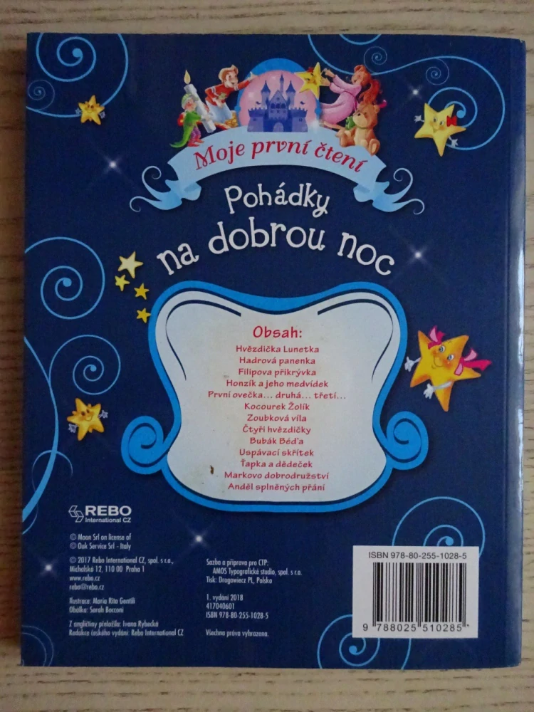 POHÁDKY NA DOBROU NOC, MOJE PRVNÍ ČTENÍ **an