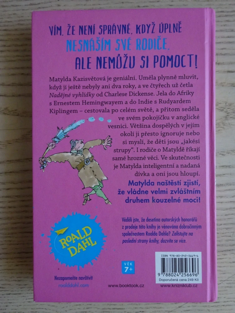 MATYLDA, ROALD DAHL, **an