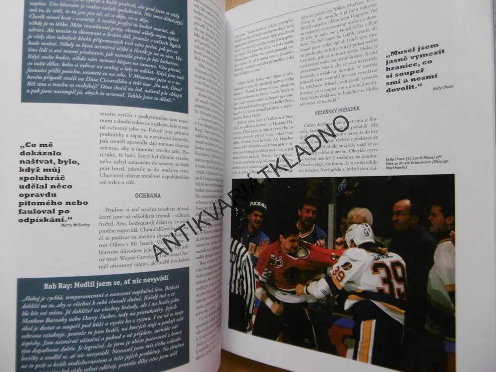 BITKAŘSKÝ KODEX, NEPSANÁ PRAVIDLA BITEK V NHL, HOKEJ,
