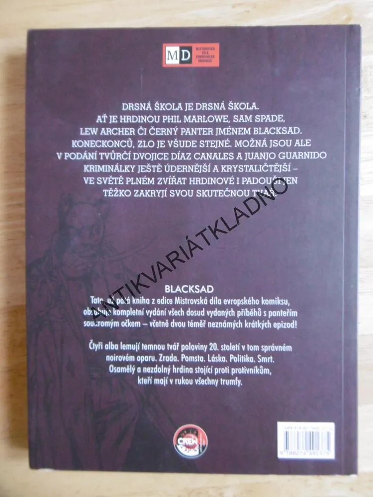 BLACKSAD, CANALES, GUARNIDO, KOMIKS
