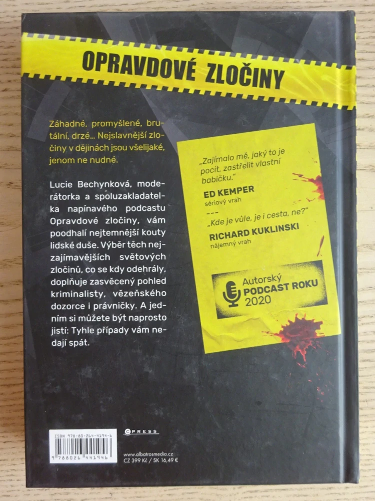 OPRAVDOVÉ ZLOČINY, LUCIE BECHYNKOVÁ, **an