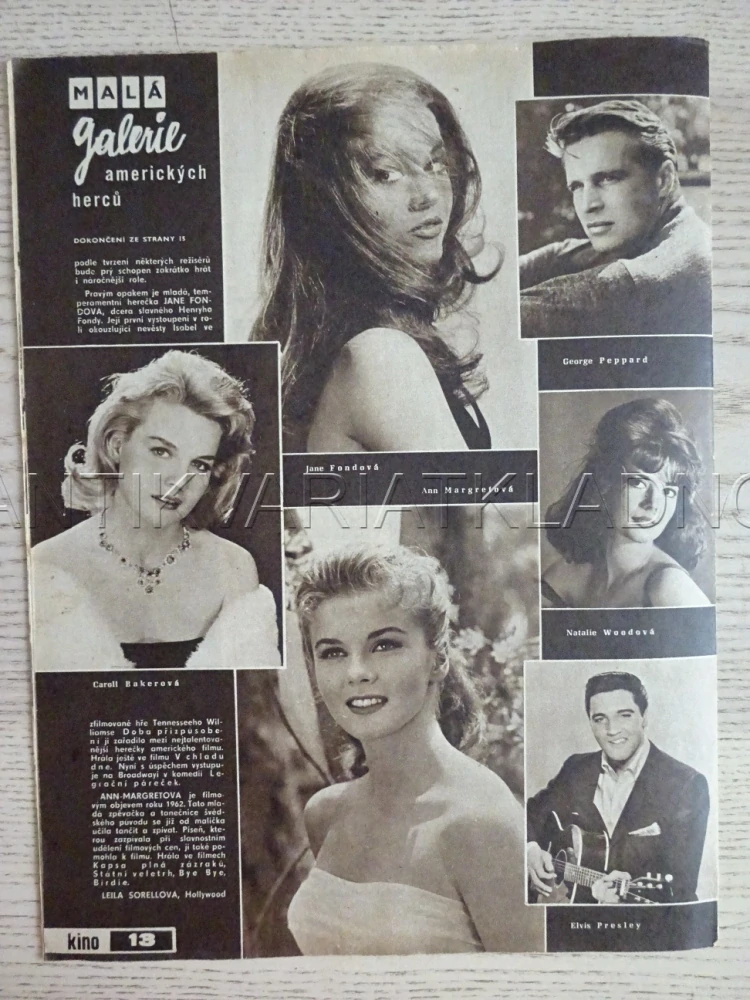 KINO, ROČ. XVIII, Č. 13, ČASOPIS, ELVIS PRESLEY