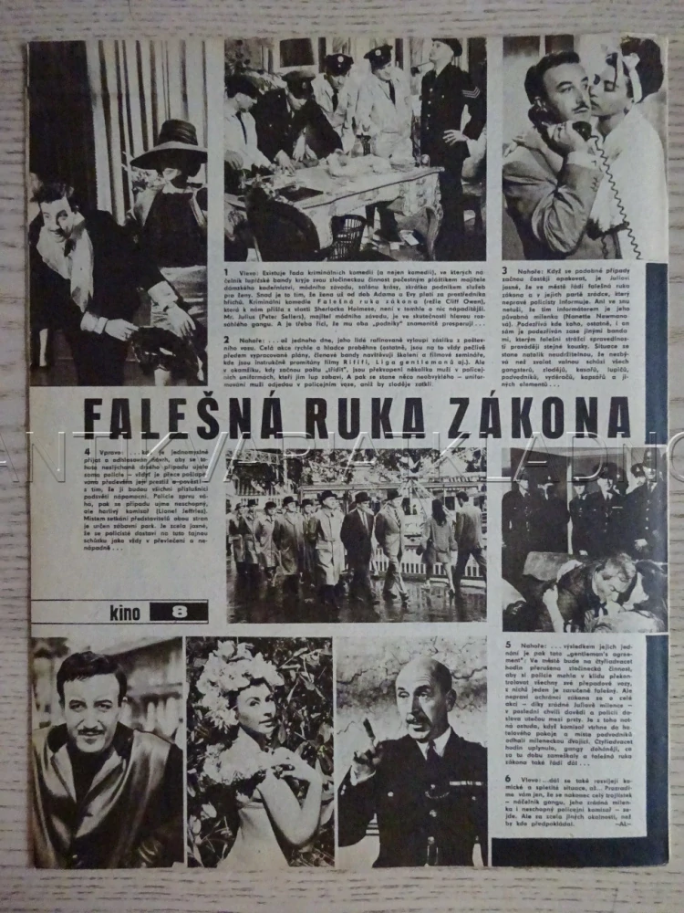 KINO, ROČ. XX, Č. 8, ČASOPIS, JAMES DEAN