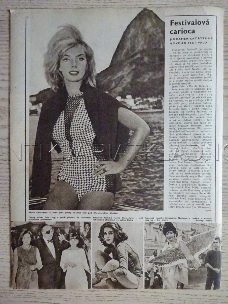KINO, ROČ. XX, Č. 23, ČASOPIS, CLAUDIA CARDINAL
