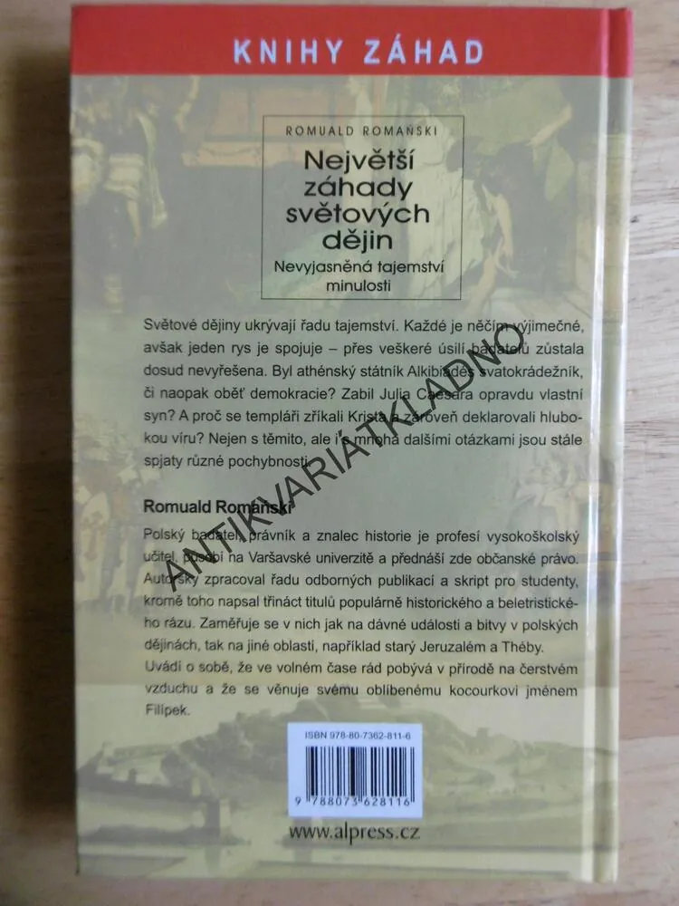 NEJVĚTŠÍ ZÁHADY SVĚTOVÝCH DĚJIN, ROMUALD, ROMANSKI