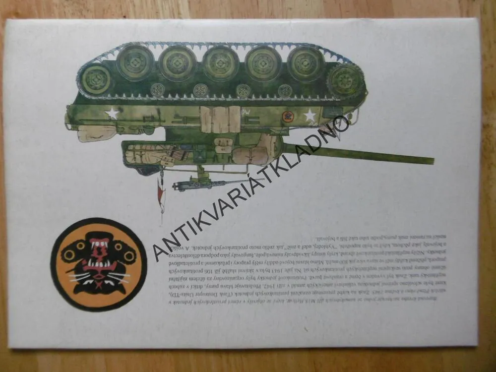 US ARMY, ČECHY 1945, KOLOVÁ A PÁSOVÁ TECHNIKY