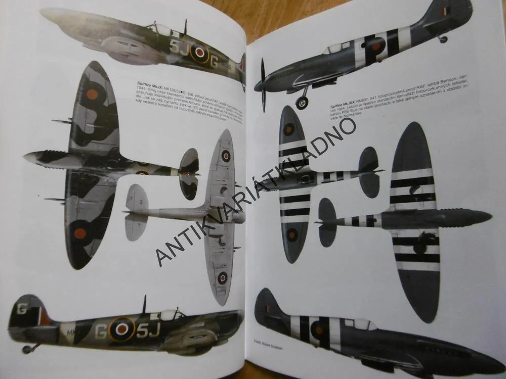 SUPERMARINE SPITFIRE, ALFRED PRICE, MONOGRAFIE 1-2,