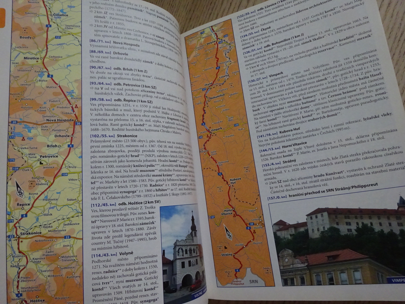 MOTORISTICKÝ PRŮVODCE PO SILNICÍCH ČESKÉ REPUBLIKY, MAPA, **an