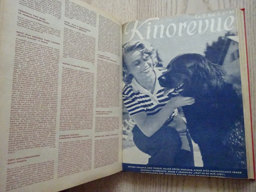 KINOREVUE roč. č. X, SVÁZANÝ ROČNÍK ČASOPISU 