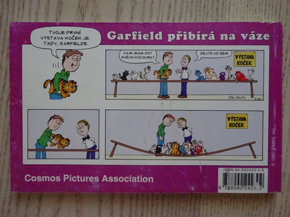 GARFIELD PŘIBÍRÁ NA VÁZE, JIM DAVIS, **an