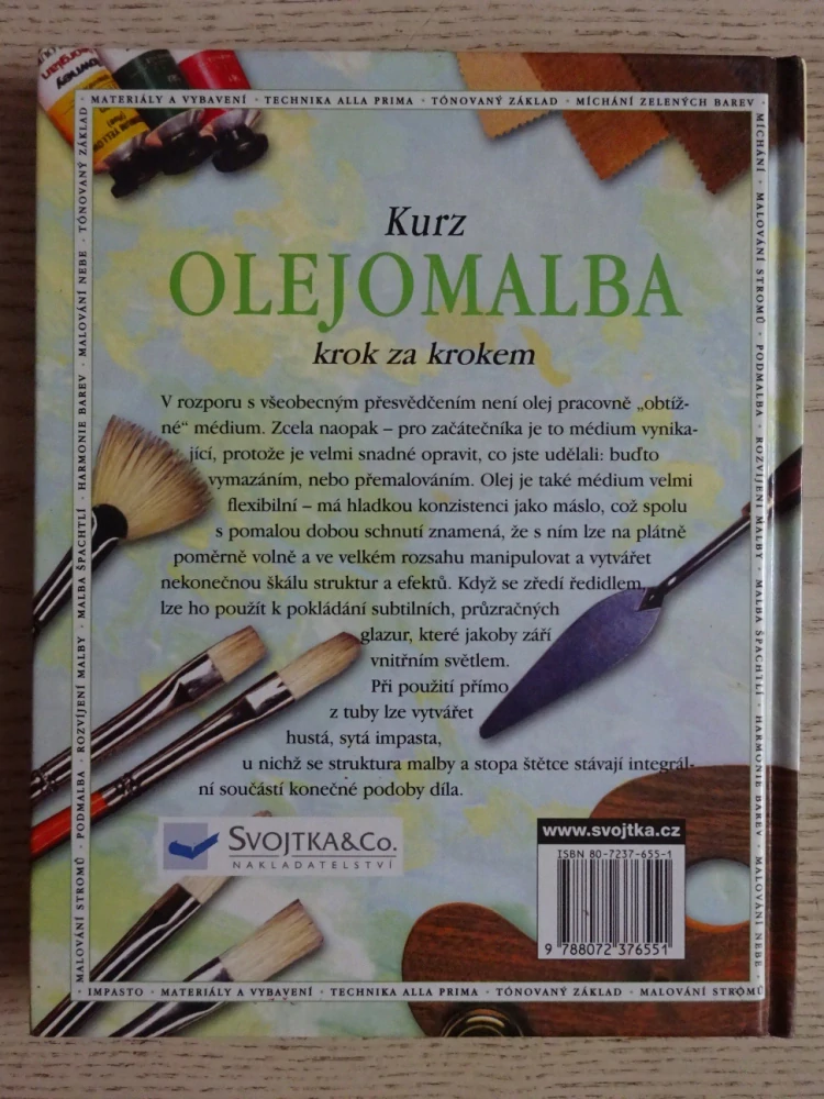 KURZ OLEJOMALBA, KROK ZA KROKEM, **an