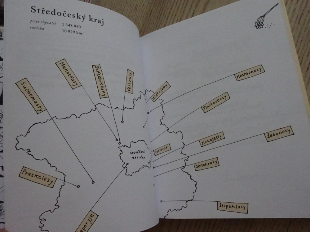 STŘEDOČESKÝ VÝLETNÍK, PRŮVODCE PO MÍSTECH SE ZÁBAVNÝMI NÁZVY, **an