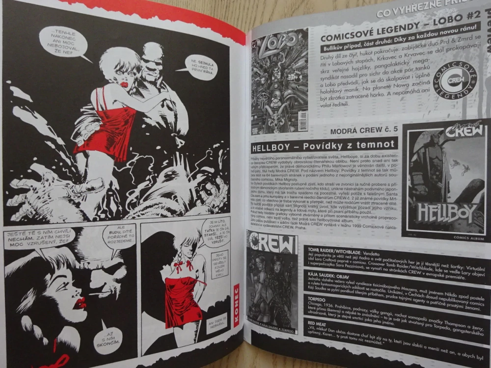 KOMIKS CREW, 10/98, SPAWN, SIN CITY, BATMAN