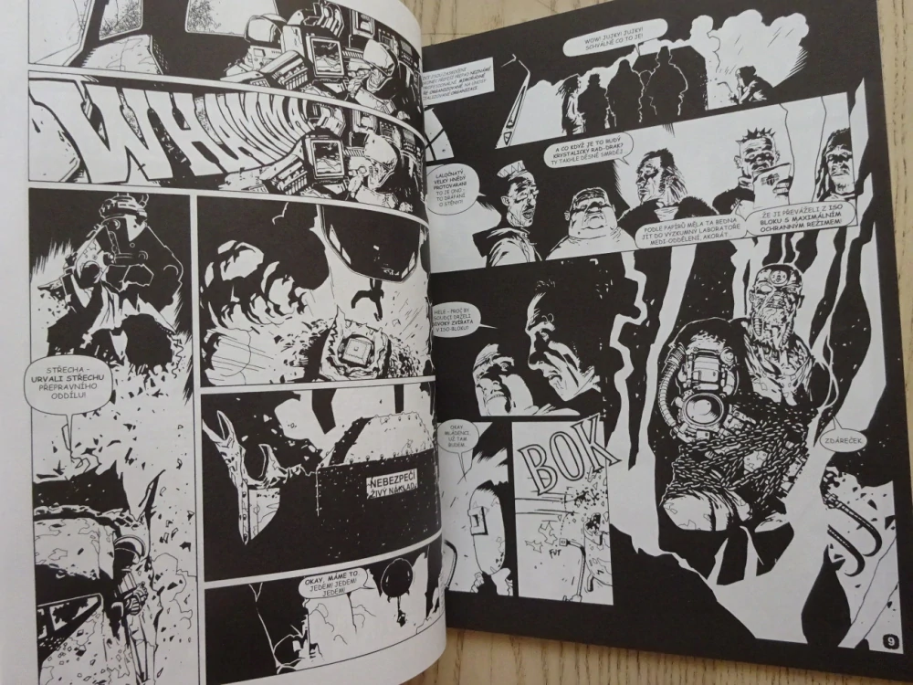 KOMIKS CREW, 18/2001, MEAN MACHINE, BATMAN DARKNESS, DEVLIN WAUGH, HANS