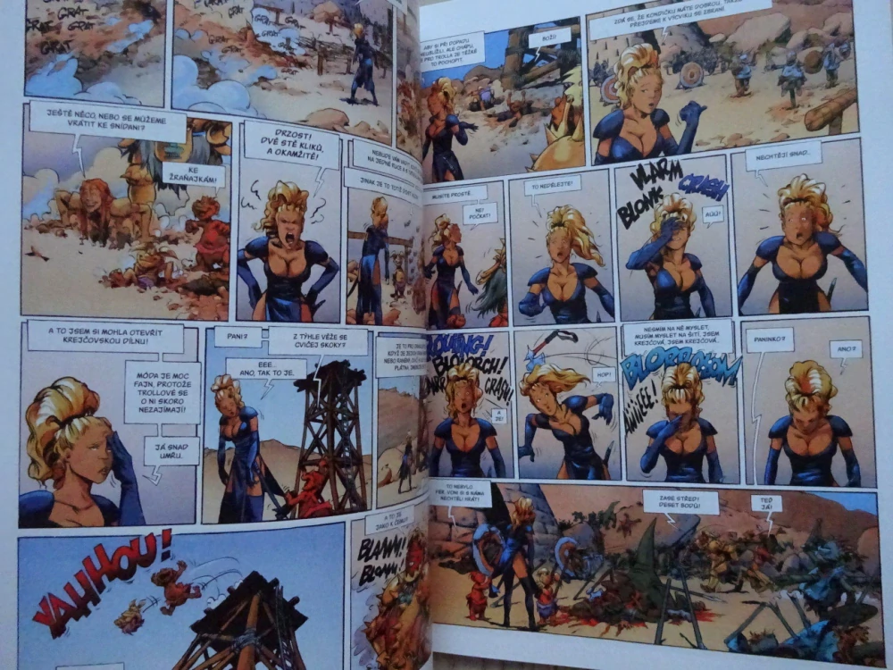 KOMIKS CREW 2, 18/2006, TROLLOVÉ V MLZE, LOBO: TUČŇÁCI, NA SCHODECH