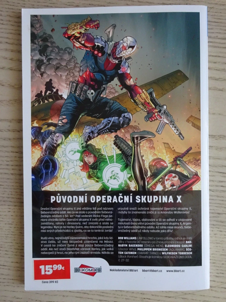 SEBEVRAŽEDNÝ ODDÍL, TAJNÁ HISTORIE OPERAČNÍ SKUPINY X, KOMIKS DC COMICS, **an