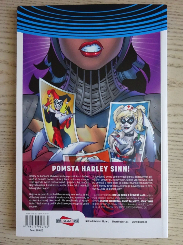 HARLEY QUINN, ČERVENÉ MASO, KOMIKS DC COMICS, **an
