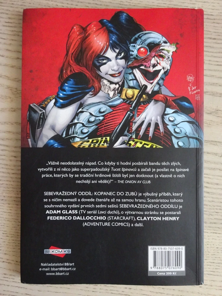 SEBEVRAŽEDNÝ ODDÍL, KOPANEC DO ZUBŮ, KOMIKS DC COMICS, **an