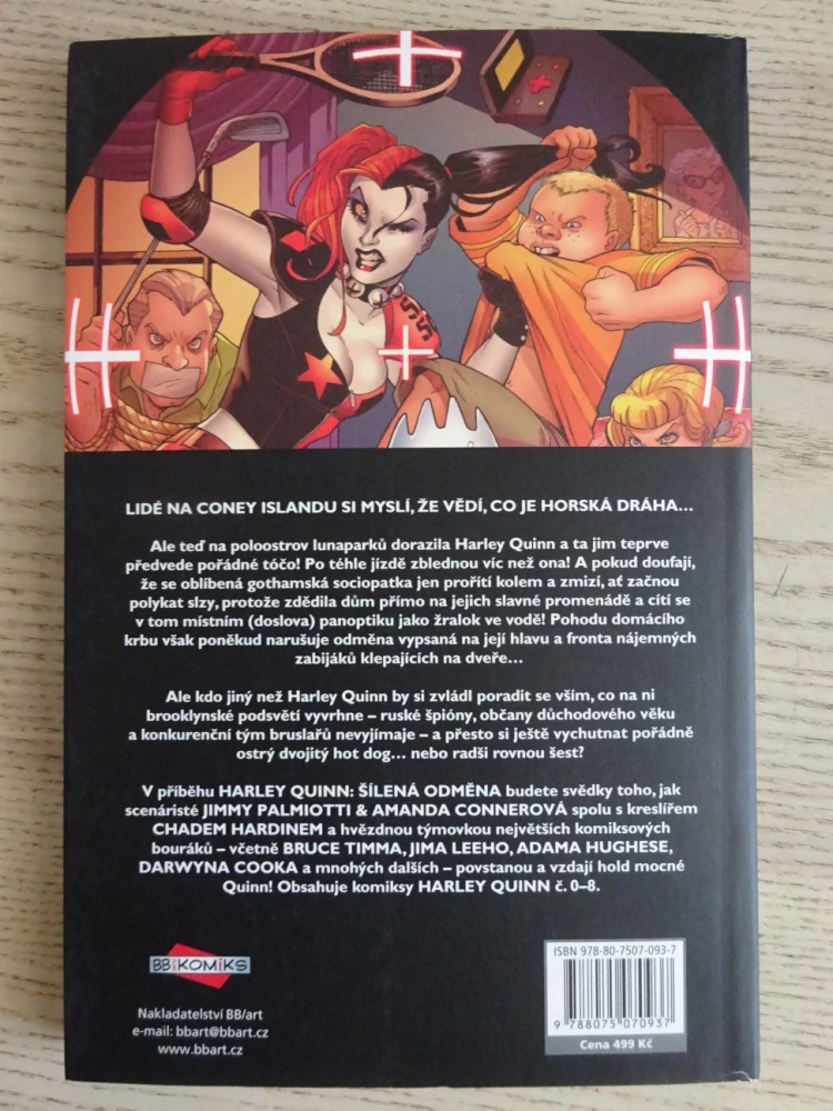 HARLEY QUINN, ŠÍLENÁ ODMĚNA, KOMIKS DC COMICS, **an