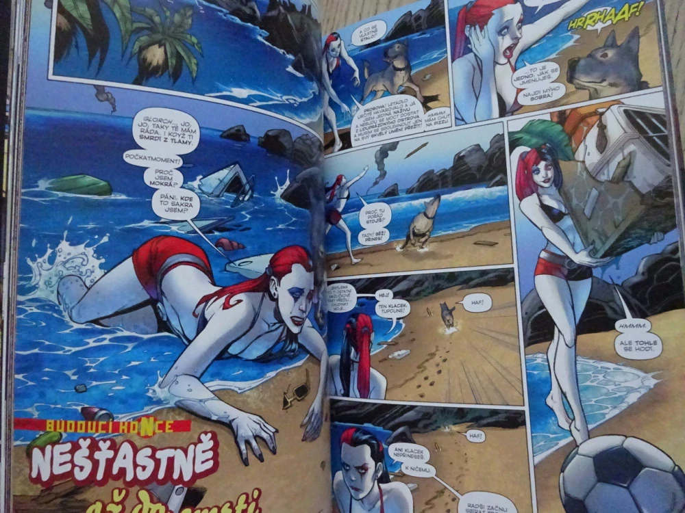 HARLEY QUINN, VÝPADEK, KOMIKS DC COMICS, **an