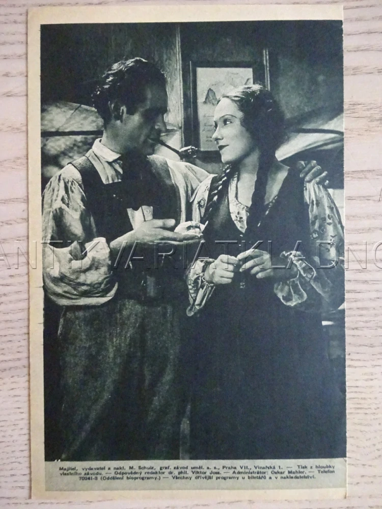 KRÁL MONTBLANCU, B. HORNEY, BIO PROGRAM Č. 144, 1934