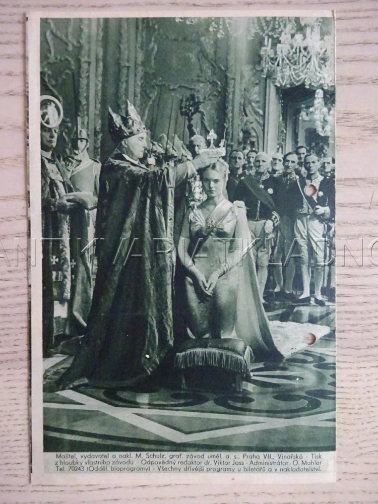 KRÁLOVNA SE BAVÍ, F. GRAAVEY, BIO PROGRAM Č. 148, 1934