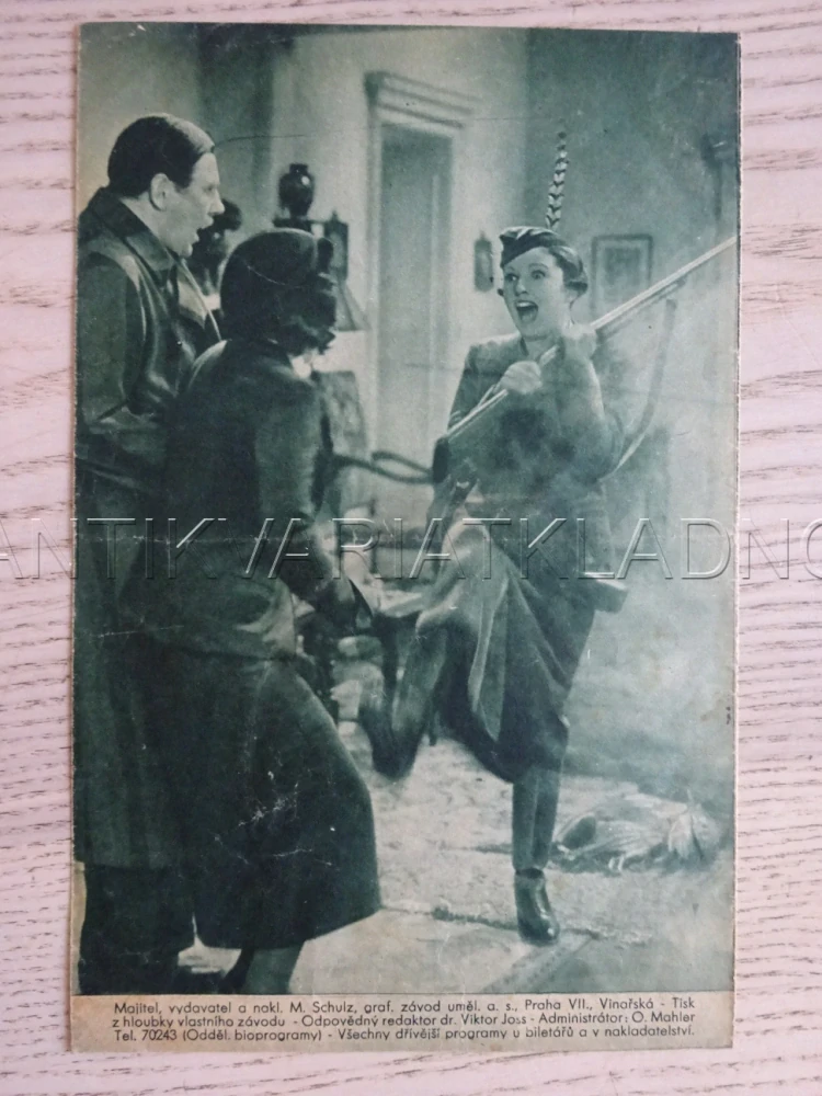 DNES VEČER U MNE!, P. HORBIGER, BIO PROGRAM Č. 179, 1934