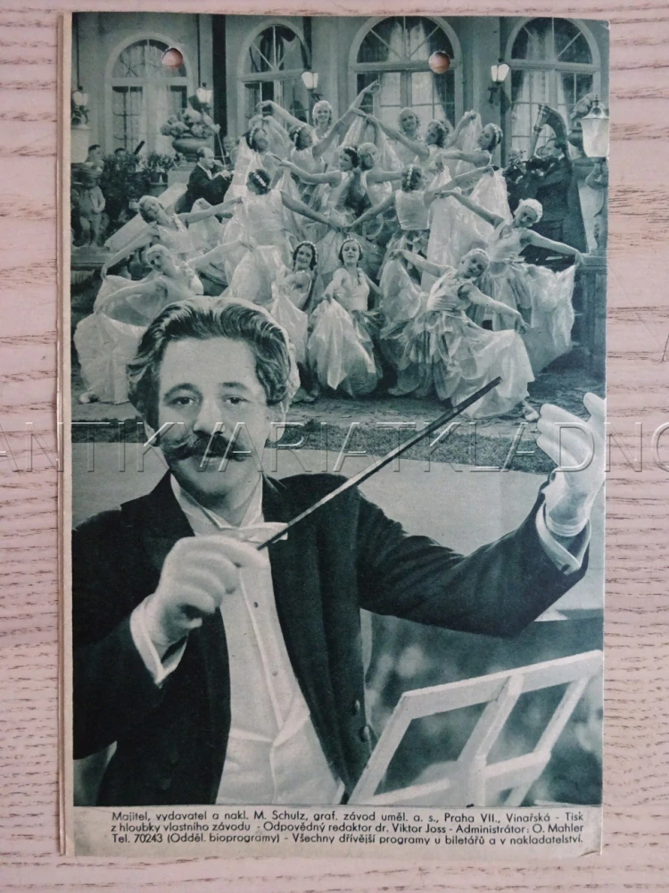 RŮŽE Z JIHU, P. HORBIGER, BIO PROGRAM Č. 195, 1934