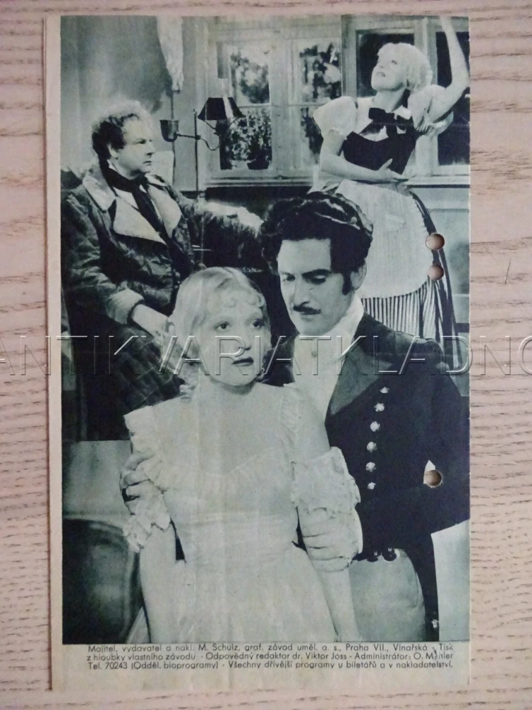 JEJÍ NEJVĚTŠÍ ÚSPĚCH, L. SLEZÁK, BIO PROGRAM Č. 221, 1935