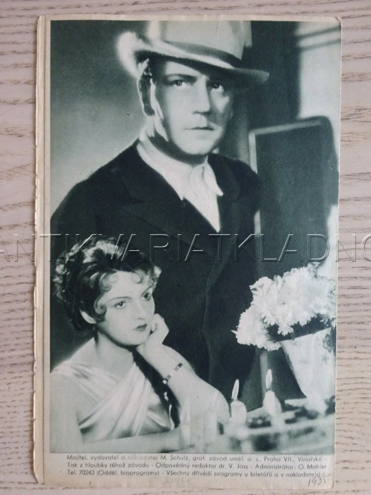 ARTISTÉ, H. PIEL, BIO PROGRAM Č. 242, 1935