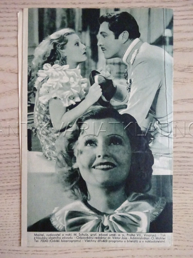 VŮZ JEHO VELIČENSTVA, L. HARVEY, BIO PROGRAM Č. 261, 1935