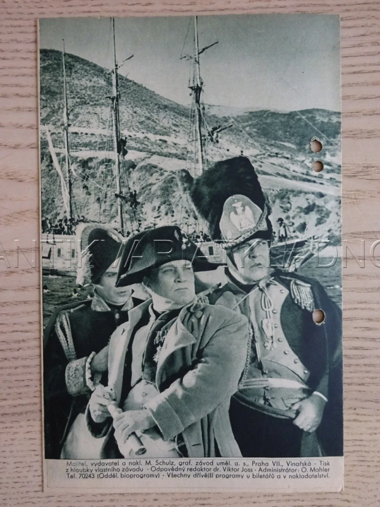 STO DNŮ NAPOLEONOVÝCH, C. RACCA, BIO PROGRAM Č. 271, 1935