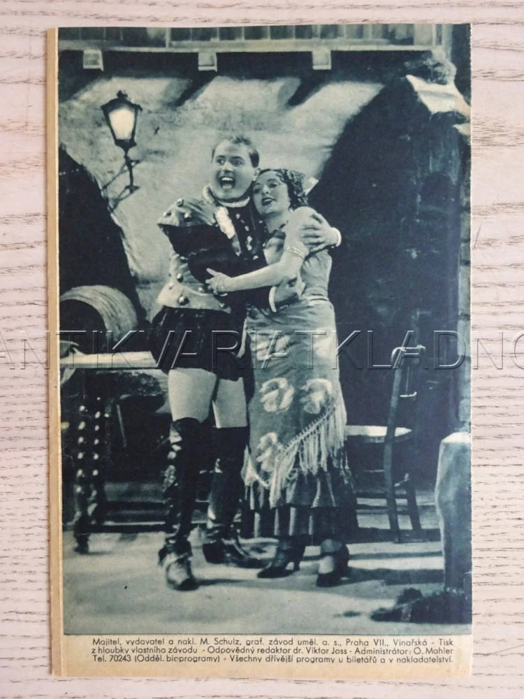 MILUJI VŠECHNY ŽENY, J. KIEPURA, BIO PROGRAM Č. 293, 1935