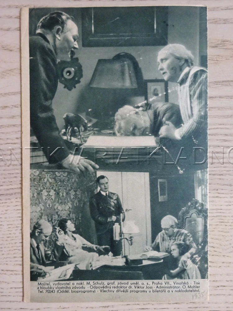 MILENCI, G. FRÖHLICH, BIO PROGRAM Č. 306, 1935