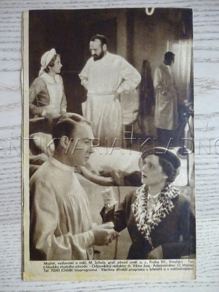 VĚČNÁ MASKA, P. PETERSEN, BIO PROGRAM Č. 321, 1935