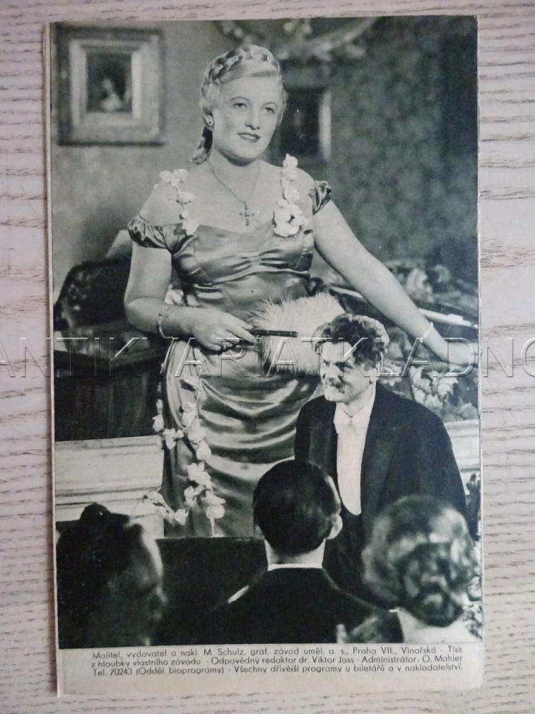 NEMILOSRDNÉ MELODIE, A. JERGER, BIO PROGRAM Č. 325, 1936
