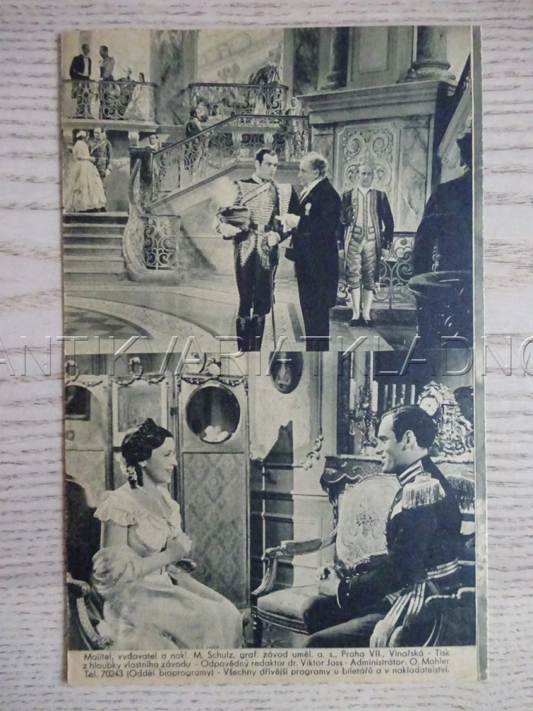 MLÁDÍ KRÁLOVNY VIKTORIE, O. TRESSLER, BIO PROGRAM Č. 345, 1936