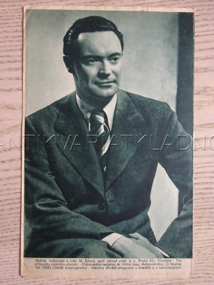 STÍNY MINULOSTI, G. DIESEL, BIO PROGRAM Č. 370, 1936