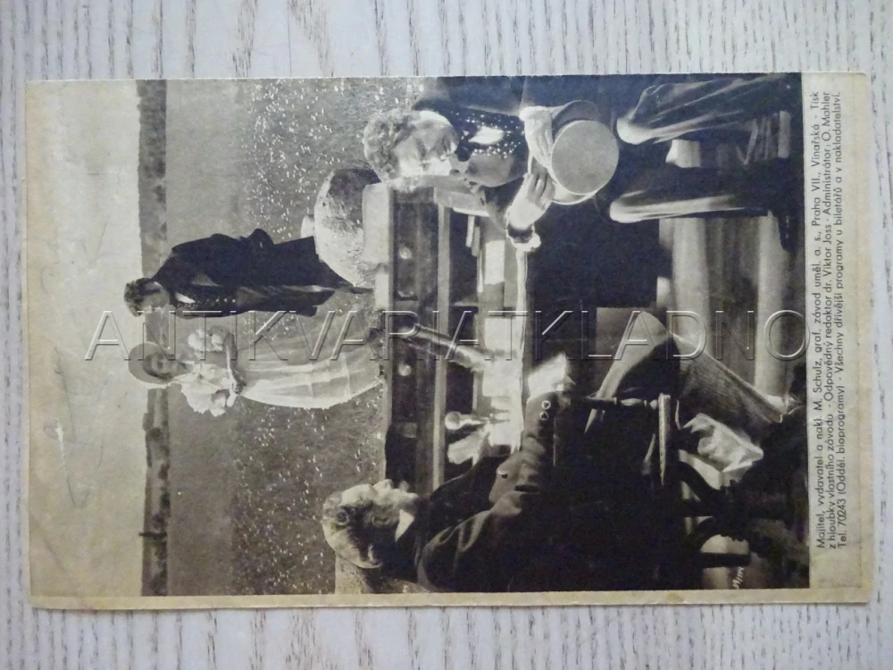 TŘI DĚVČÁTKA KOLEM SCHUBERTA, P. HORBIGER, BIO PROGRAM Č. 382, 1936