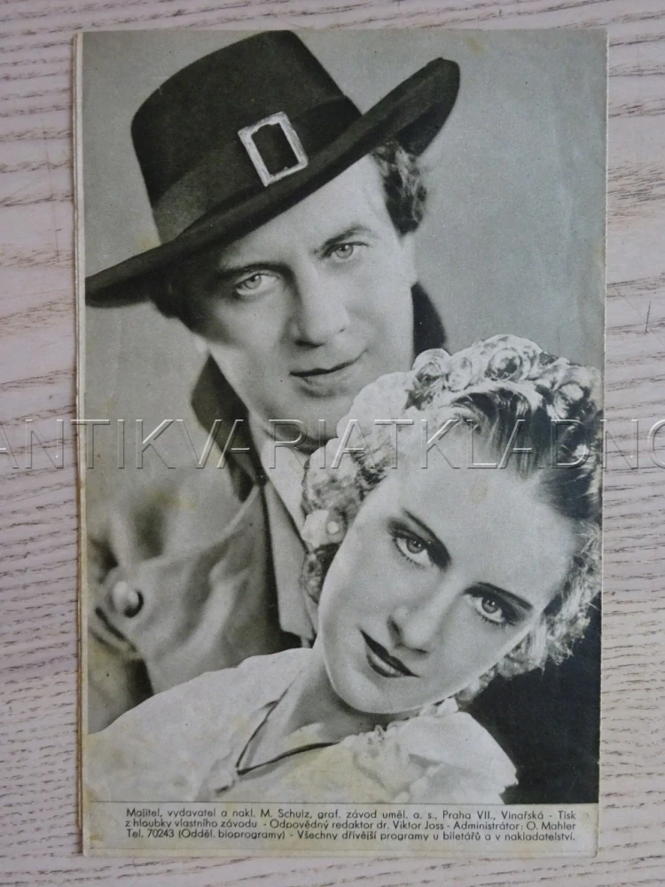 POSLEDNÍ RŮŽE, H. ROSWAENGE, BIO PROGRAM Č. 383, 1936