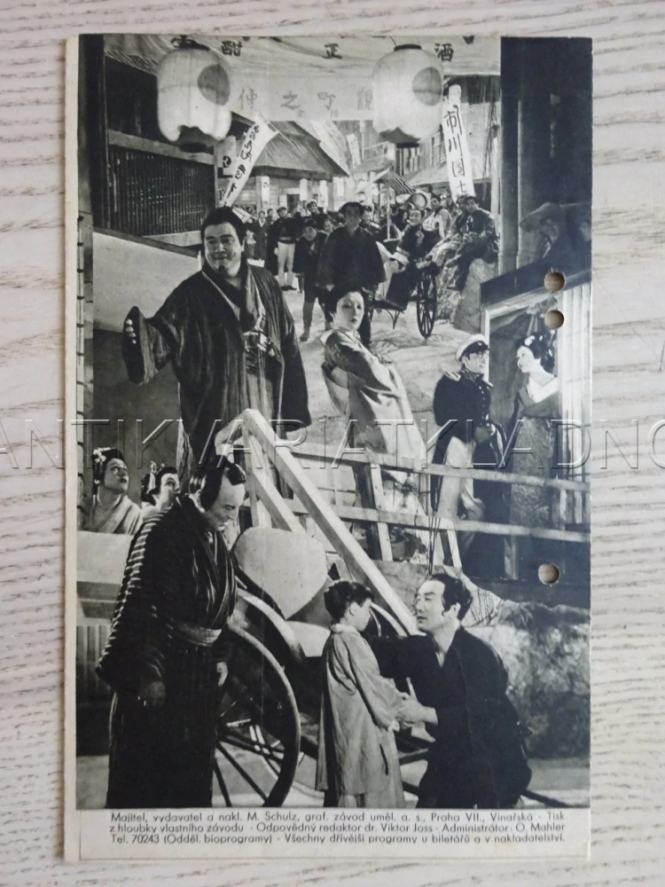 YOŠIVARA (JAPONSKÉ MĚSTO MILOVÁNÍ), P. R. WILLM, BIO PROGRAM Č. 465, 1936