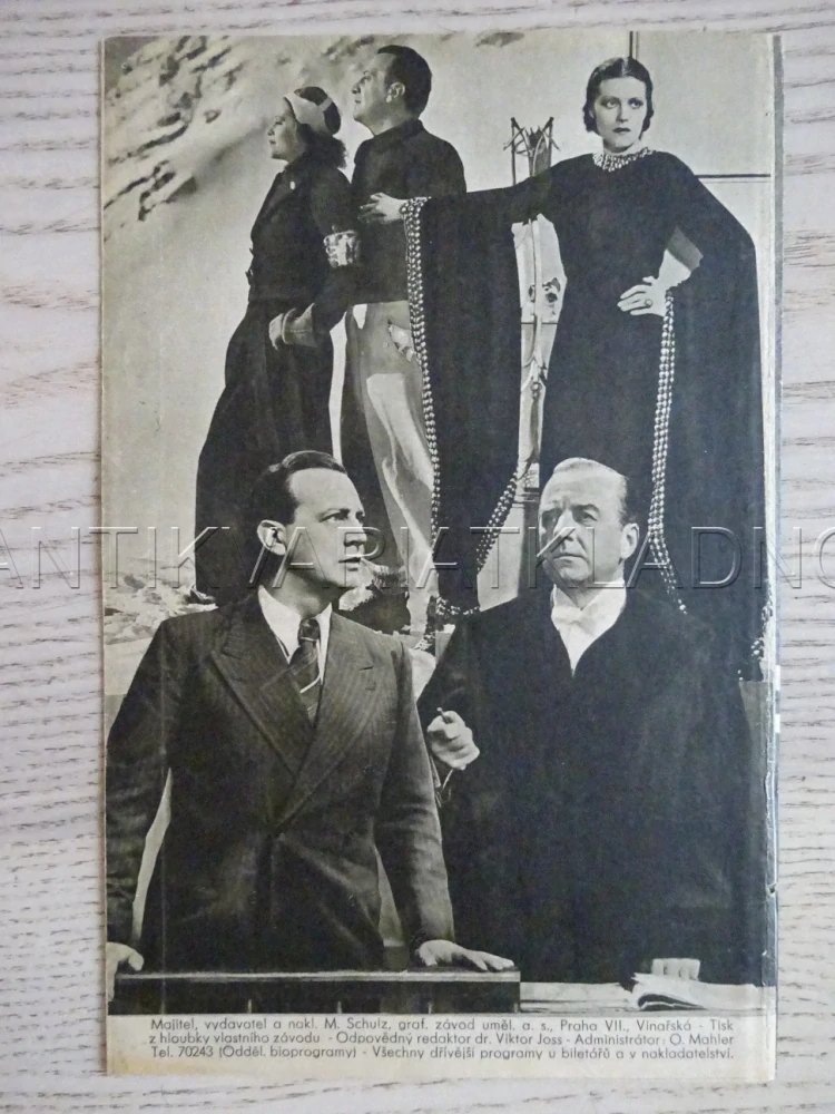 KORUNNÍ SVĚDKYNĚ, I. PETROVIČ, BIO PROGRAM Č. 472, 1937